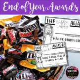End of Year Awards - Candy Bar - EDITABLE