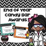 End of the Year Awards - EDITABLE- Candy bar - Watercolor design