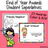 End of Year Awards Student Superlatives Certificates