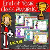 End of Year Awards | Class Awards and Certificates