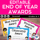 End of Year Awards EDITABLE PRINT AND DIGITAL