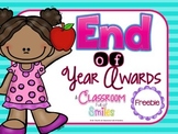 End of Year Awards FREEBIE
