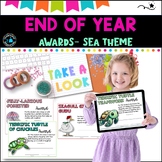 End of Year Awards- FUN Sea Themed k-6 