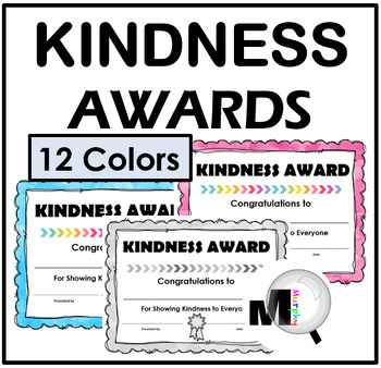 Preview of End of Year Awards - Kindness Award Certificate #cach24