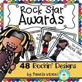 End of Year Awards "Rock Star" with Editable PowerPoint File