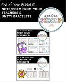 End of Year BUNDLE: A Message From Your Teachers & Unity B