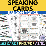 End of Year, Back to School Speaking Cards Different Topic