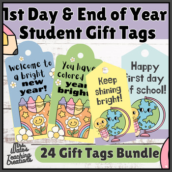Preview of End of Year & Back to School Student Gift Tags | Fun Rewards & Birthday Gifts