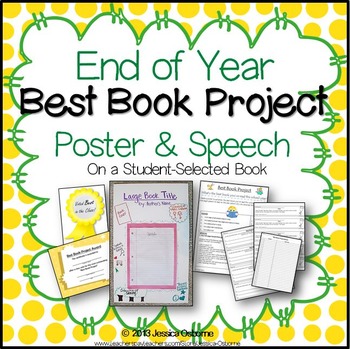 Preview of End of Year “Best Book Project” - Poster & Speech on Student-Selected Book