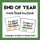 End of Year | Blooming and Growing Thank You Cards for Students