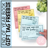 End of Year Book Gift Tags FREEBIE | Student Gift