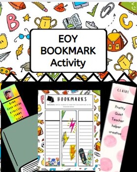 Preview of End of Year Bookmarks Activity