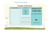 End of Year Brochure for Students Template