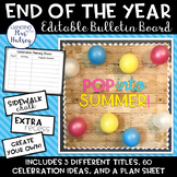 End of Year Bulletin Board: Celebration Balloons