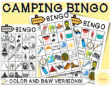 End of Year Camping Bingo ] Kindergarten and Pre-k Summer 