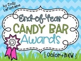 End of Year Candy Bar Awards - 30 awards in color and B&W, w/ or w/o graphics