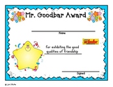 End of Year- Candy Bar Themed Awards