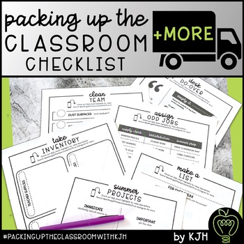 End of Year Checklist and Planners by The Well Kept Class with Kelley Jo