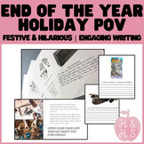 End of Year Christmas Holiday Gift Exchange Point of View Writing