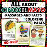 End of the Year Cinco de Mayo Reading Passages & Facts Col