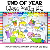 End of Year Class Party Pack | End of Year Activities | Be