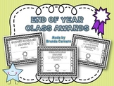 End of Year Classroom Awards