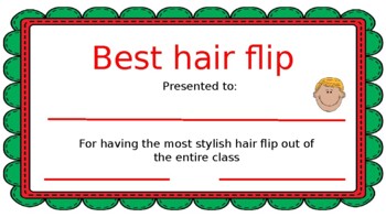 Preview of End of Year Classroom Awards