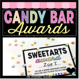End of Year Classroom Candy Bar Awards- Fun Activity for the Last Day of School