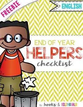 Preview of FREEBIE End of Year Classroom Clean Up Checklist
