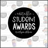 End of Year Classroom Student Awards