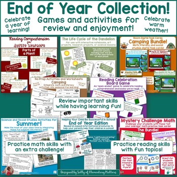 Preview of End of Year or Summer Collection: Review, Practice, & Celebrate!