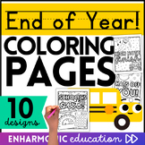 End of Year Coloring Page Sheets for Big Kids - Last Day o