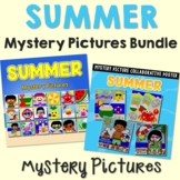 End of Year Coloring Pages Activity Puzzle, Summer Mystery