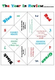End of Year Cootie Catcher (Fortune Teller)