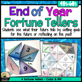 Preview of End of Year Counseling Fortune Tellers Activity