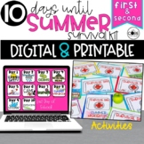 End of Year Countdown to Summer Activities - Print & Digit