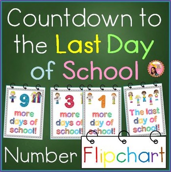 Preview of End of Year Countdown to the Last Day of School - Flipchart