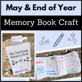 End of Year Craft May School Year Memory Book Print Color 