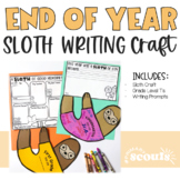 End of Year Craft and End of Year Writing (Sloth Craft)