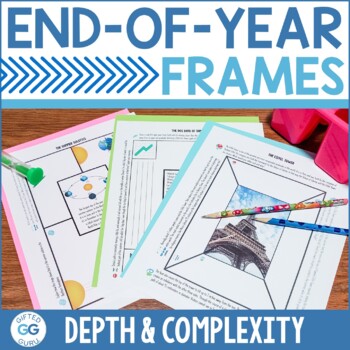 Preview of End-of-Year Depth and Complexity Frames Activity