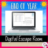 End of Year Digital Escape Room - Reading Comprehension, F