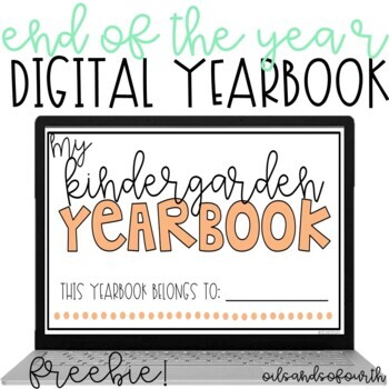Preview of End of Year- Digital Yearbook UPDATED 