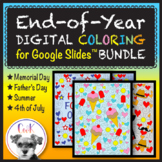 End-of-Year Distance Learning Digital Coloring Pages for G