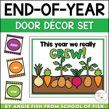 Preview of End of Year Door | Garden Bulletin Board | May Door Decoration