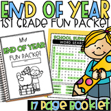 End of Year Early Finisher Fun Packet | 1st Grade | Puzzle