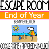 End of Year Escape Room Activity - Lower Elementary ⎮ Prin