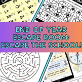 End of Year Escape Room, End of the Year Escape Room, Esca
