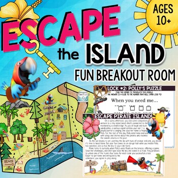 Preview of End of Year Escape Room Summer Activity - Fun Team Building Breakout Game