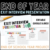 End of Year Exit Interview Questions Presentation Project 