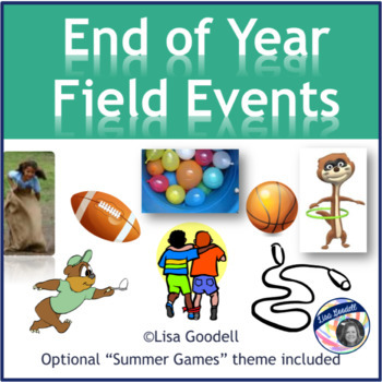 Preview of End of Year Field Day Events - Editable (Summer Games Theme Optional)